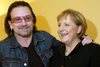 Bono + Merkel