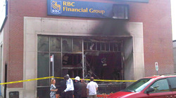 Pic: Burned bank